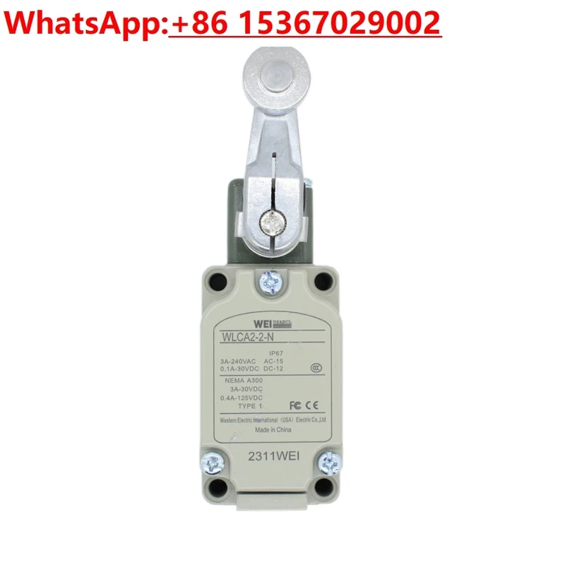 

Выключатель хода WEIUSAECL Концевой выключатель WLCA2-2-N, регулируемый для одностороннего действия