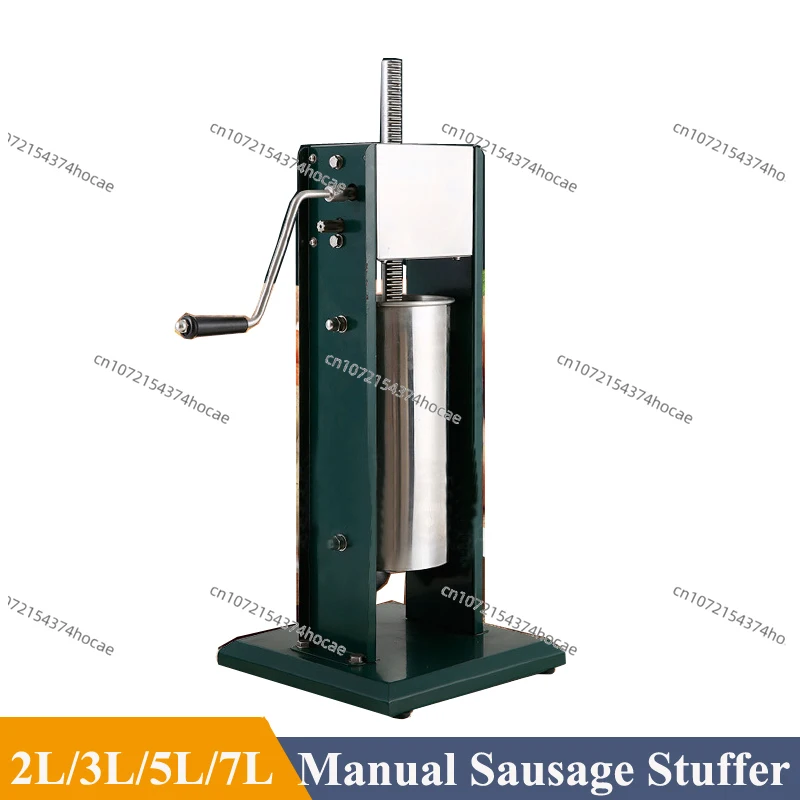 Fill Sausage Vertical Sausage Painting 2L/3L/5L/7L Sausage Meat Homemade Manual Syringe Machine Stuffer Filling