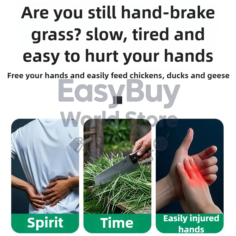 مزرعة تربية كسارة الخضار الدجاج بطة الكهربائية الفولاذ المقاوم للصدأ كسارة الخضار تغذية أوزة خنزير دلو إمدادات الدواجن