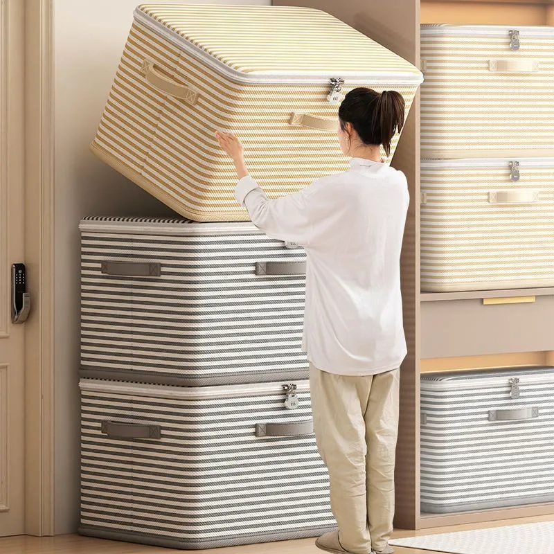 

Household clothing storage box large capacity foldable storage box clothes storage storage box toy storage fabric storage box