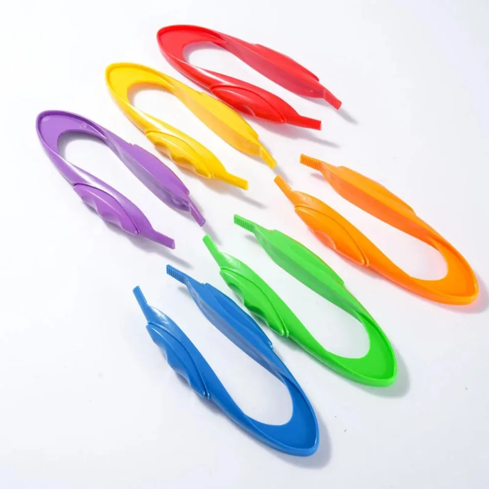 Kids Plastic Tweezers Clip Toys Children Fine Motor Skill Training Tool Set Montessori Early Learning Education Toys Toddle