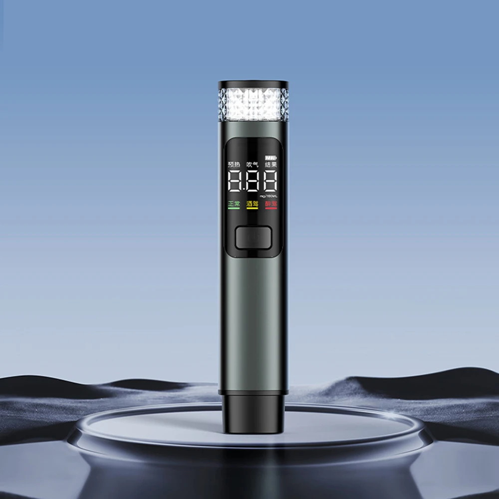 Automobile Alcohol Tester, Vehicle Multi-Function Emergency Window Breaker, High-Precision Air Blowing Meter