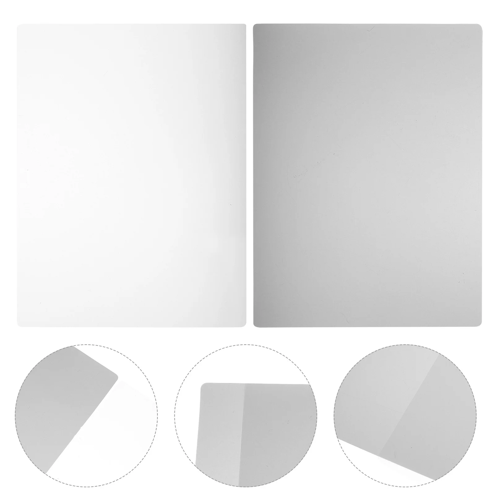 

4Pcs Writing Pads for School Smooth Hard Surface Portable Reusable Exam Writing Boards Students Stationery Supplies Sketch Mats