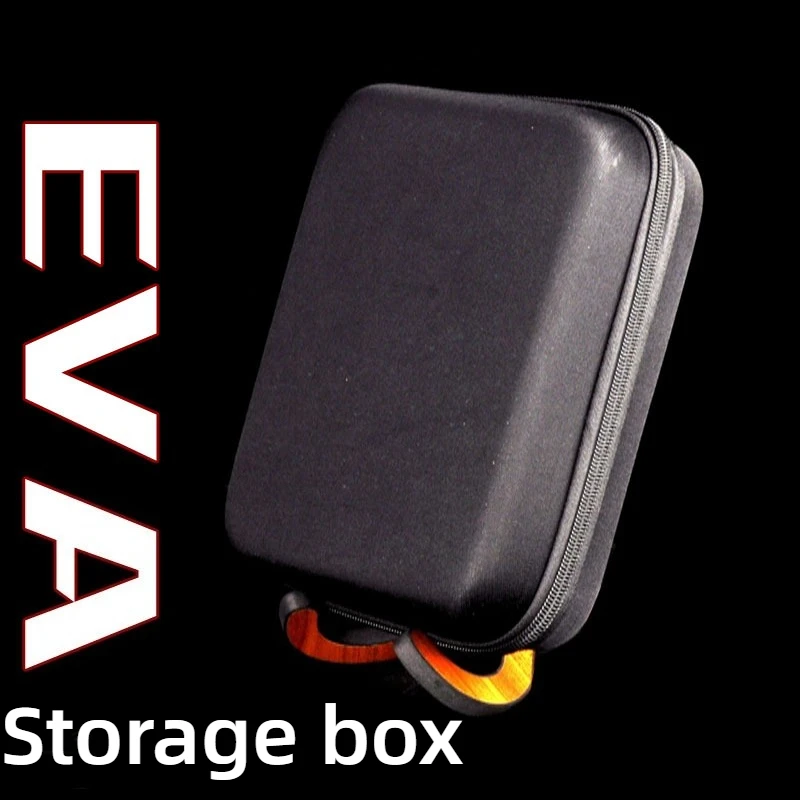 17/21-note Kalimba Case Thickened Waterproof Portable Black Simple Hard Karimba Storage Box Musical Instrument Accessories