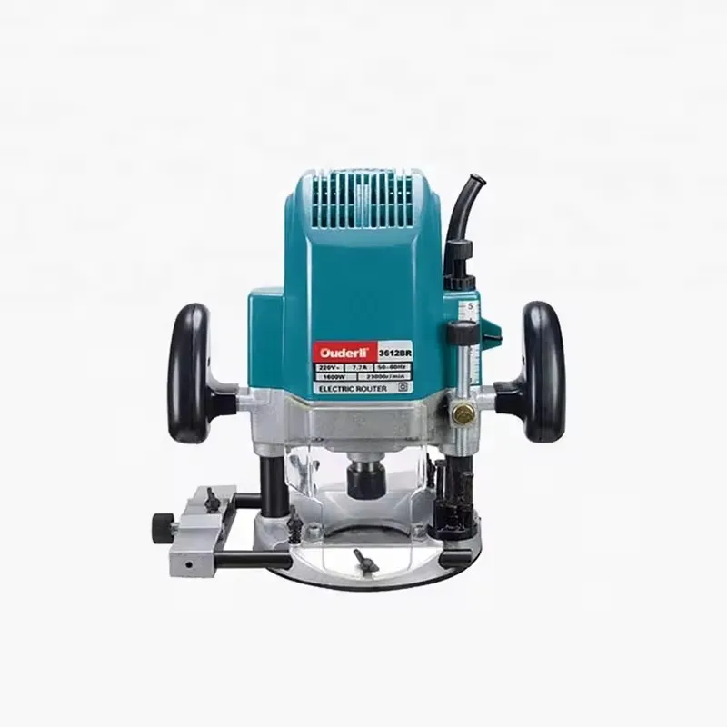 1650W Electric Plunge Router Wood Carving Machine 23000rpm Woodworking Milling Machine 12-12.7mm