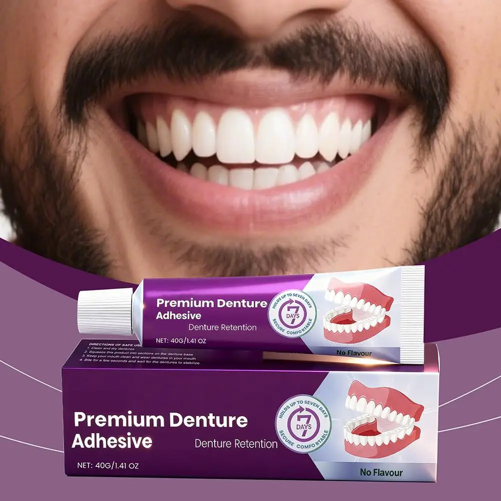 Adhesivos para dentadura postiza cómodos, pegamento para el cuidado de los dientes, Kit de reparación de dentadura termoplástica, cojín adhesivo, dentaduras postizas fijas de fricción