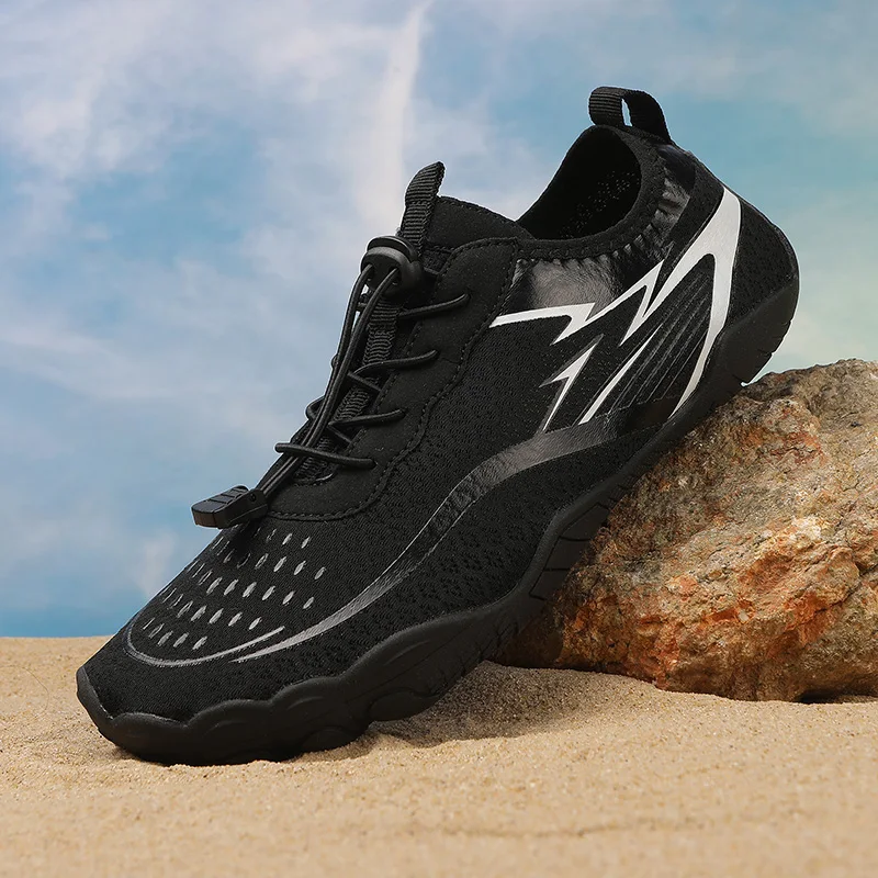 

Women Men Water Shoes Upstream Wading Swimming Barefoot Shoes Outdoor Beach Seaside Aqua Shoes Unisex Gym Fitness Sneakers