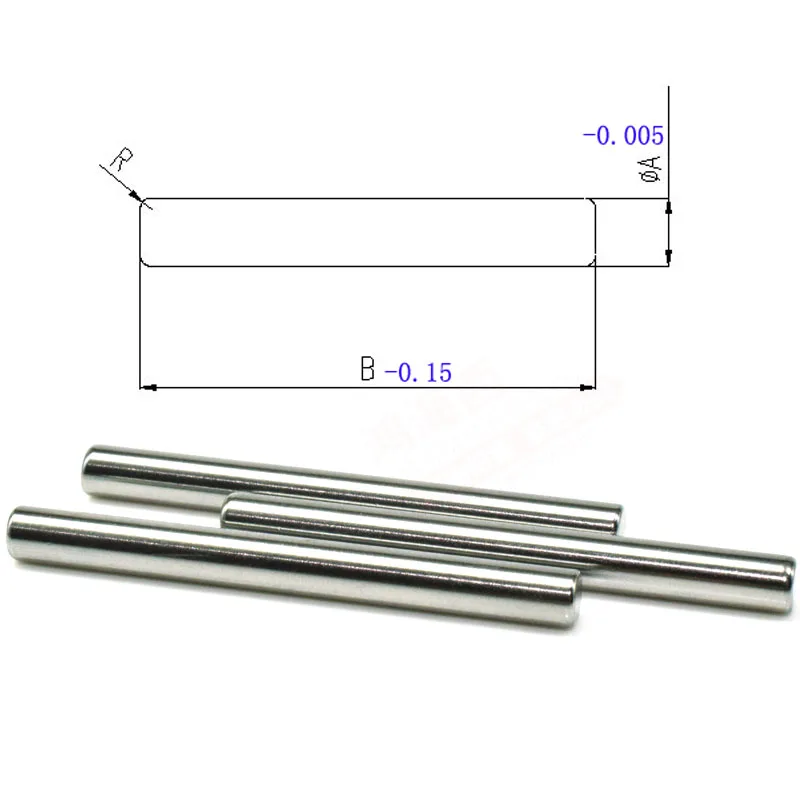 M1 Micro Locating Shaft, Needle Roller, Support Pin, Pivot Pin Hardware for Hobby Model & Fishing Reel Transmission Assembly
