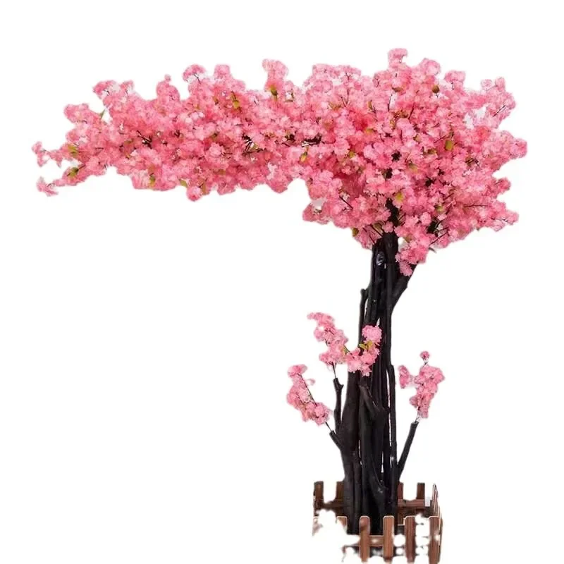 Simulation Cherry Blossom Tree Fake Peach Blossom Tree Large Plant Encryption Simulation Cherry Blossom Tree Shopping Mall