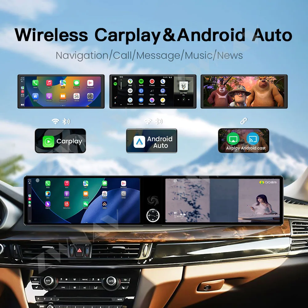 ZWNAV Android 13 Car RadioFor BMW X5/6 NBT/EVO 2014-2018 DSP Carplay Stereo GPS Multimedia Video Wireless Carplay