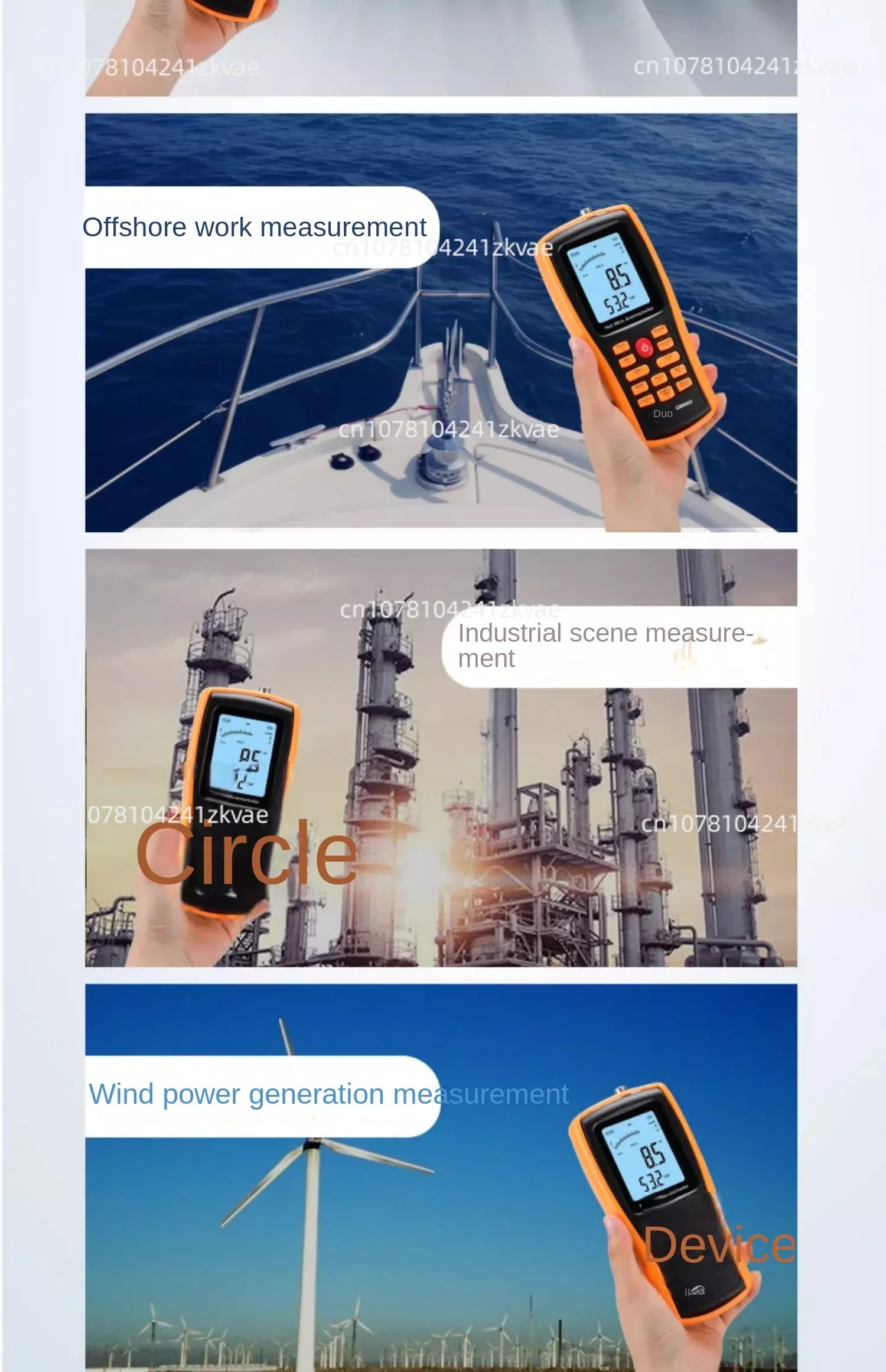 Anemometer measures wholesale propeller extech home anemometer image 4