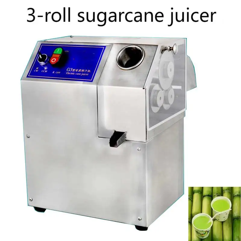 For 3-Roll Sugarcane Juicer Slag Juice Separator Sugarcane Extractor Sugar Cane Juicer Crusher Squeezer