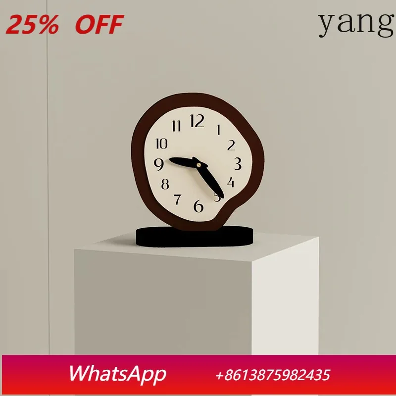 

LTT living room creative simple desktop clock ornament bedroom silent bedside clock
