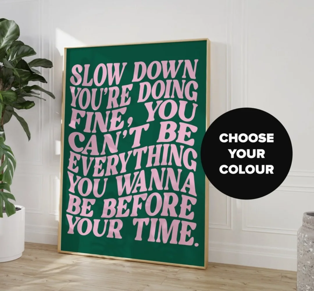 Song Lyrics Printing-Music Wall Art-Disco Pop 70s-Pop Music Letter Printing-Wall Poster Decoration Frameless Canvas Painting