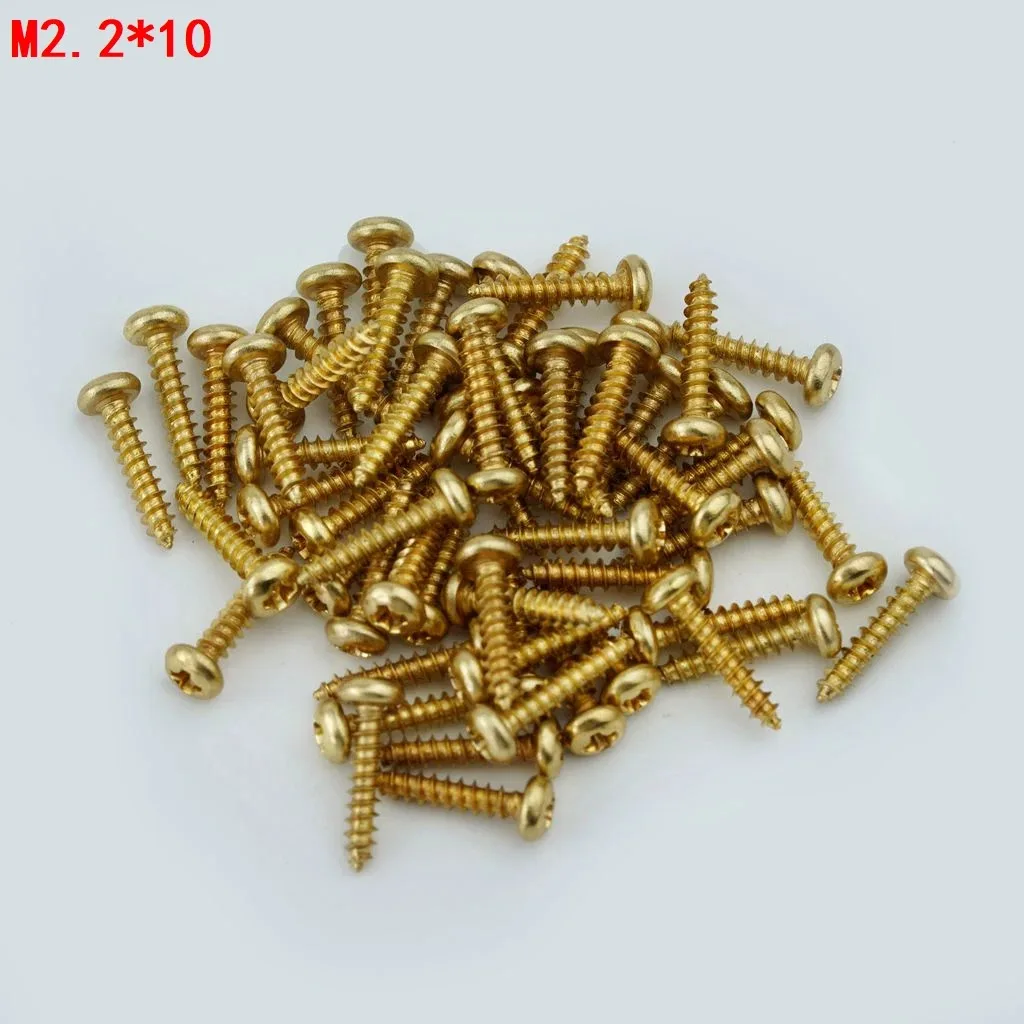Guitar Bass Tuner Special Screw 2.2 * 10mm 60pcs Available in Four Colors, Stainless Steel Material view 4