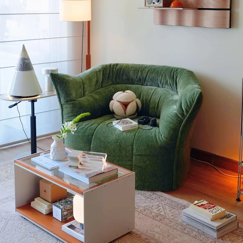 

Single sofa chair modern simple internet celebrity designer lazy sofa home retro style leisure chair