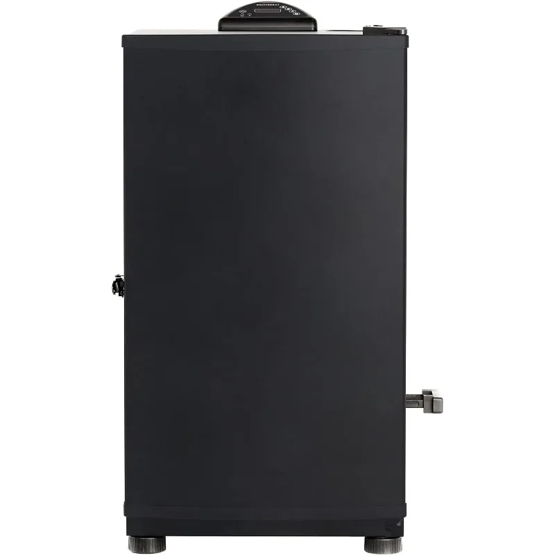 

40-inch Digital Electric Vertical BBQ Smoker with Side Wood Chip Loader, Chrome Smoking Racks and 970 Cooking Square Inches