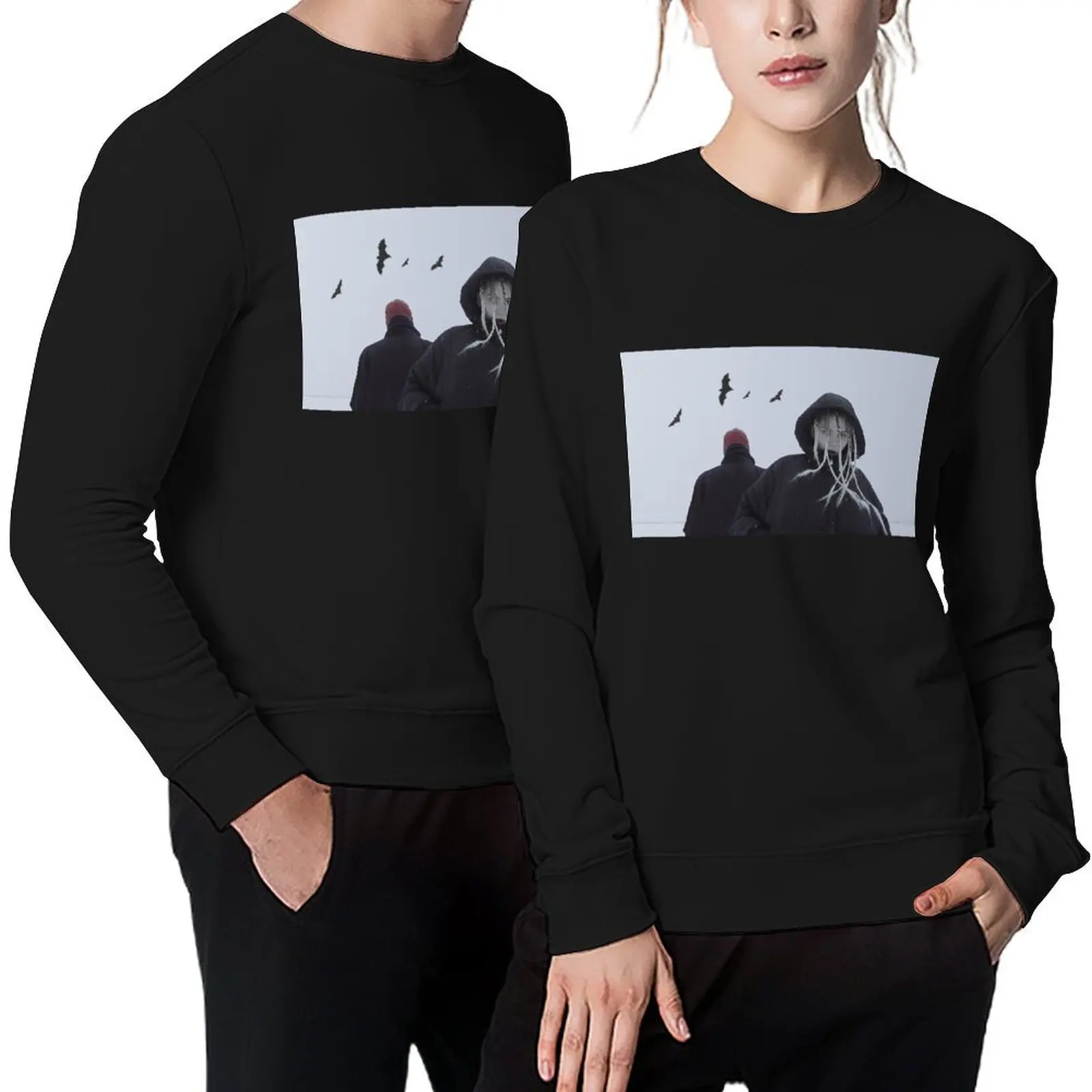 

IC3PEAK Pullover men clothing men's coat korean style clothes winter clothes new hoodies and sweatshirts