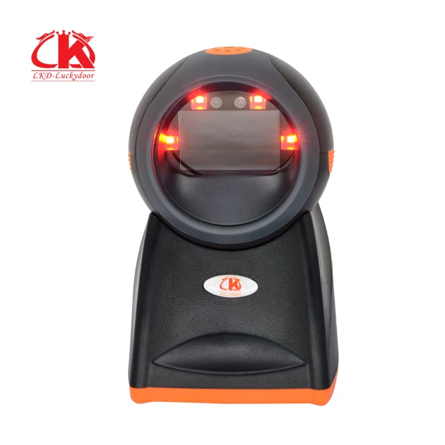 Luckydoor K-926 desktop Barcode scanner china supplier Good Performance QR Code Scanner  2D Omni-directional barcode Document