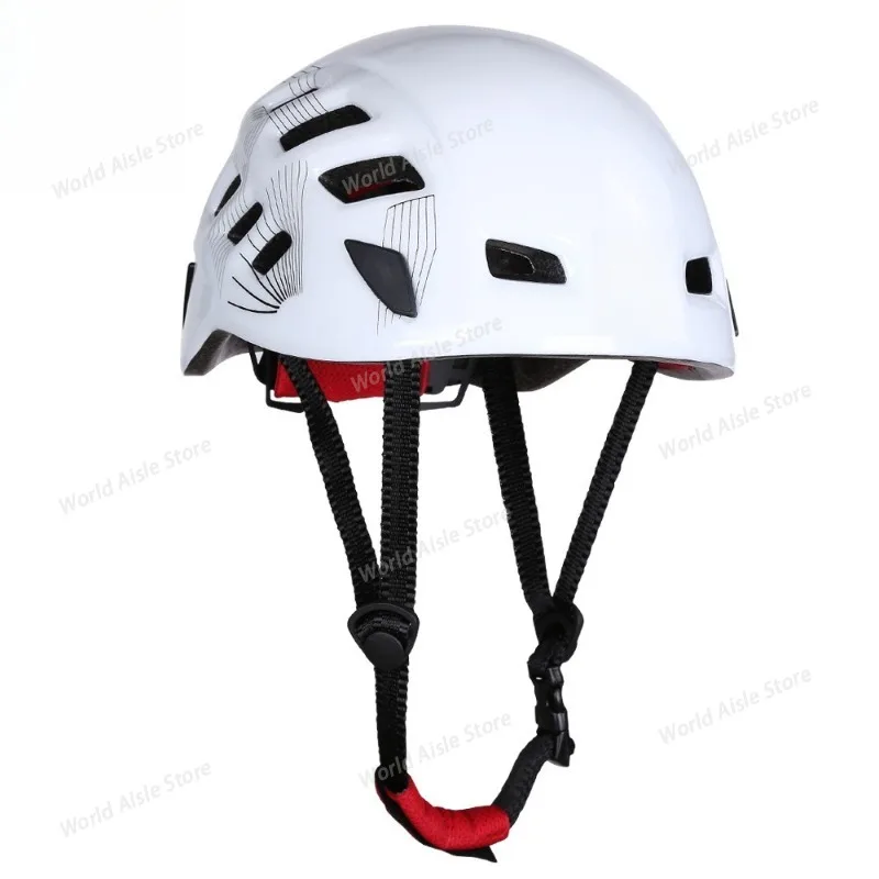 Outdoor Rock Climbing Helmet Rescue Working Safety Helmet Downhill Mountaineering Equipment Ventilated Helmet for Work At Height