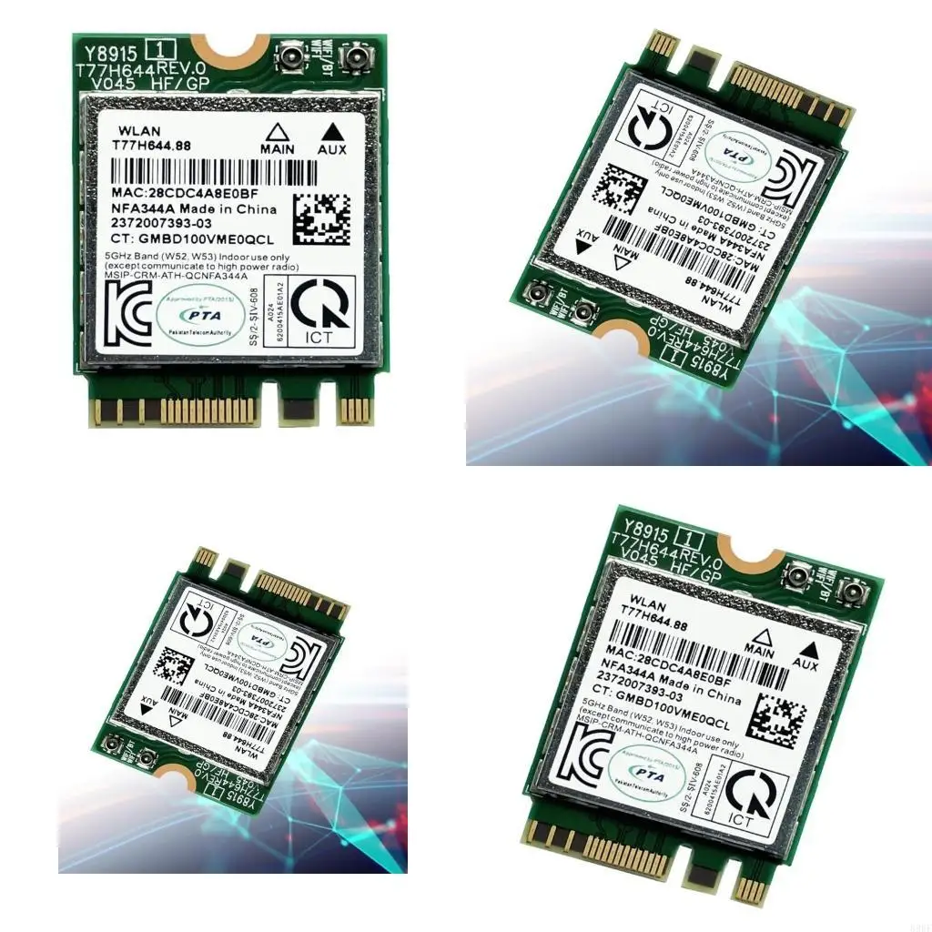 

896F QCNFA344A Dual-Band 1200M Wireless-AC Wireless Card for Windows781011