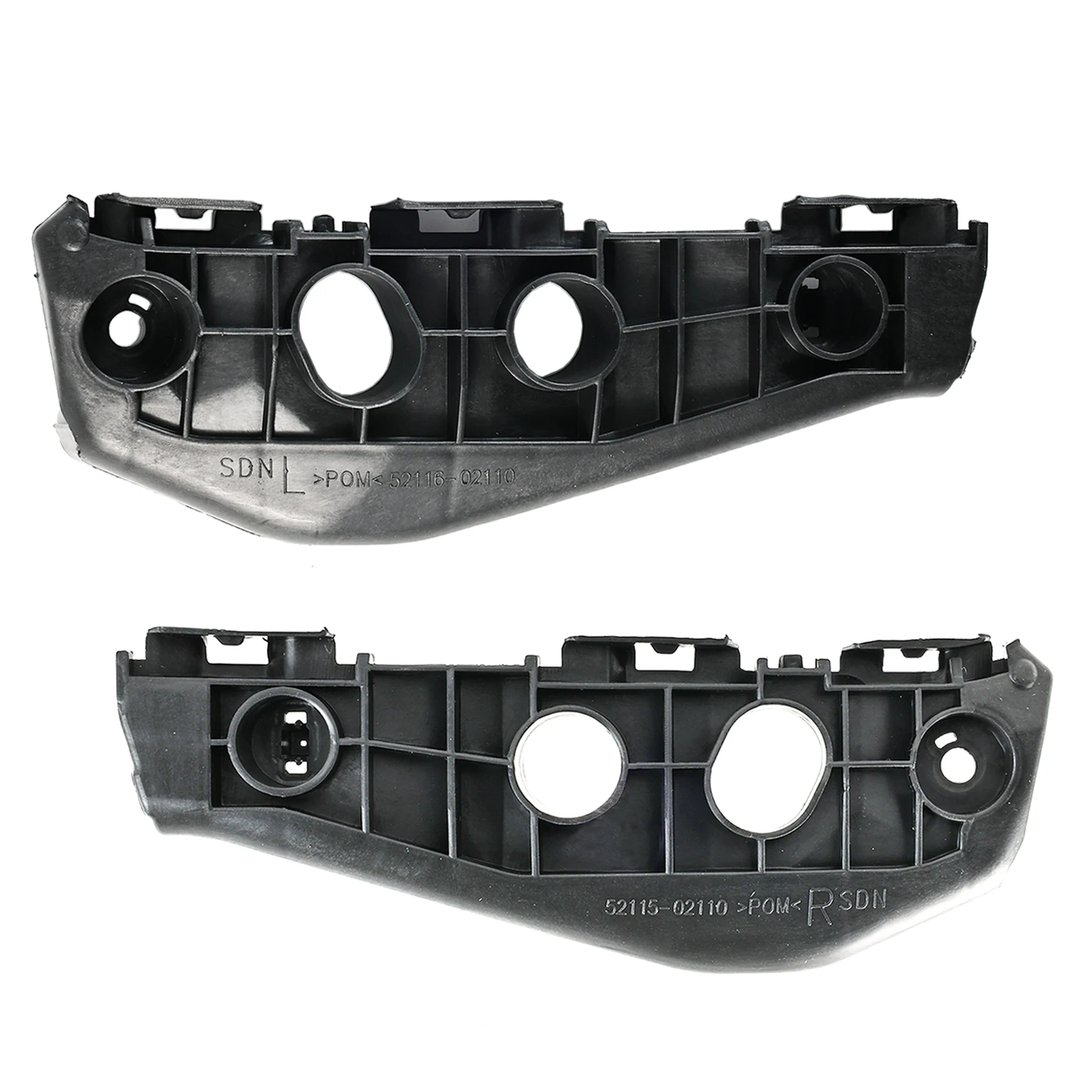 

Pair Car Front Left Right Bumper Guide Mount Bracket Grille Retainer For Toyota Corolla 2009 10 5211502130 5211512430 5211602130