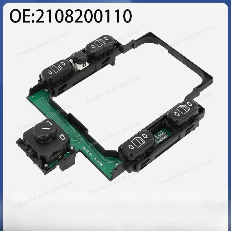 

2108200110 подходит для переключателя стеклоподъемника Mercedes-Benz W210 E300 E320 1996-1997 годов выпуска.