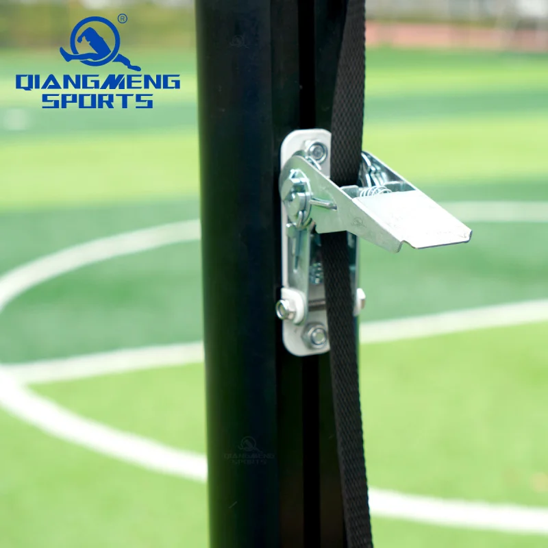 custom.Aluminum Movable Soccer Goal Customizable 24ft X 8ft Professional Freestanding Stadium Box goal view 5