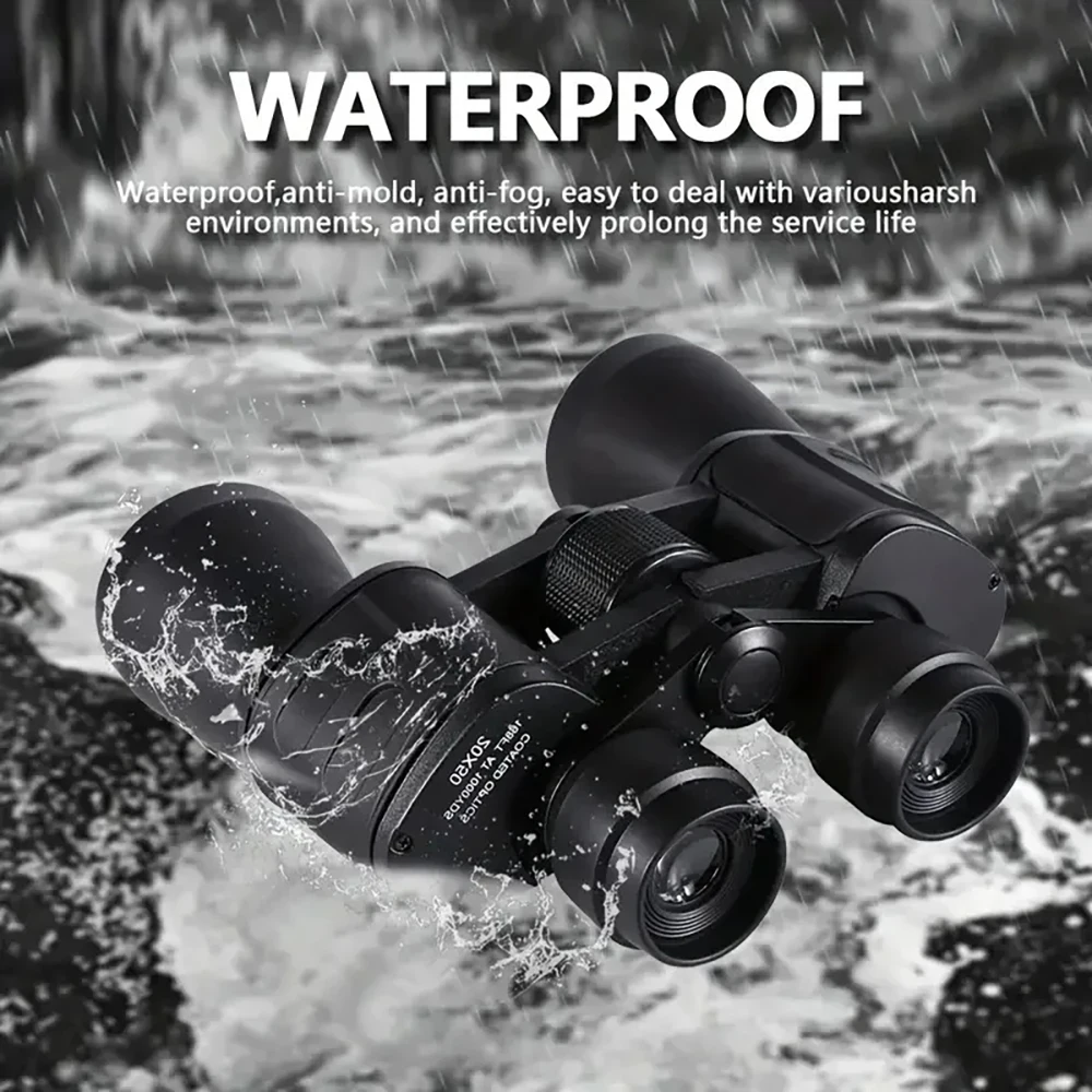 Imagem -03 - Waterproof Zoom Outdoor Binóculos Telescópio Observação de Aves Viagem Stargazing Caça Concerto Camping Caminhadas 10180x100