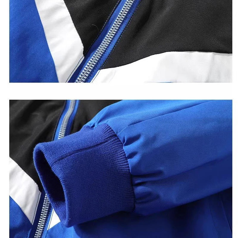 2026 Men\'s Jackets Streetwear Autumn New Trend Windbreak Coat Zipper Up Jacket Harajuku Coats Sports Black Blue Bomber Jacket
