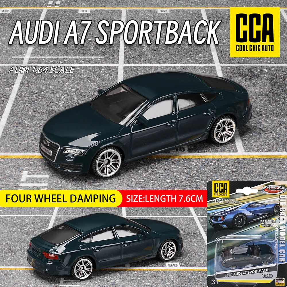 CCA MSZ 1:64 Volkswagen Audi Exquisite hanging model classic car static car model alloy die-casting car model collection toy