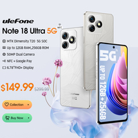 Ulefone Note 18 Ultra 5G Smartphone 12GB RAM(6+6) 256GB ROM 6.78\