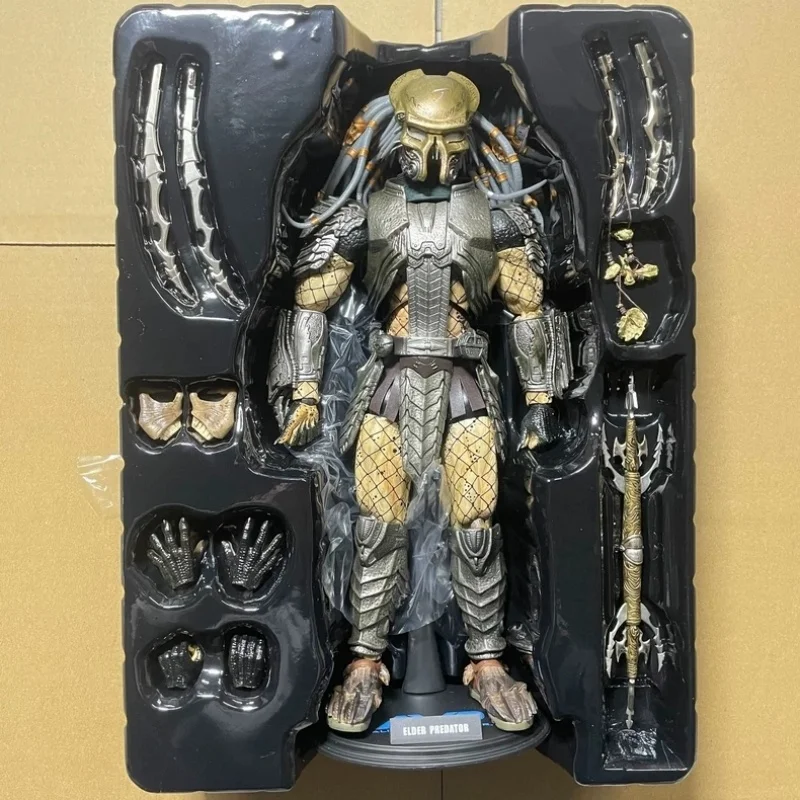 

In Stock 1/6 Predator Hc Flower Crab Elder B C Version Scarred Predator Action Figure Model Desktop Collection Decoration Toy