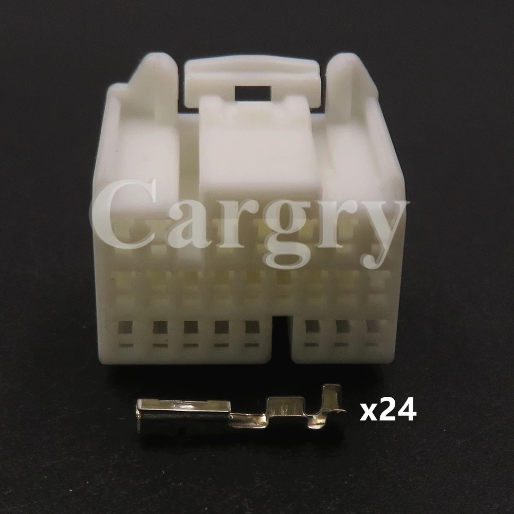 1 Set 24P Auto Accessories Car Plastic Housing Unsealed Socket With Terminal 1 Series Automobile Starter Adapter