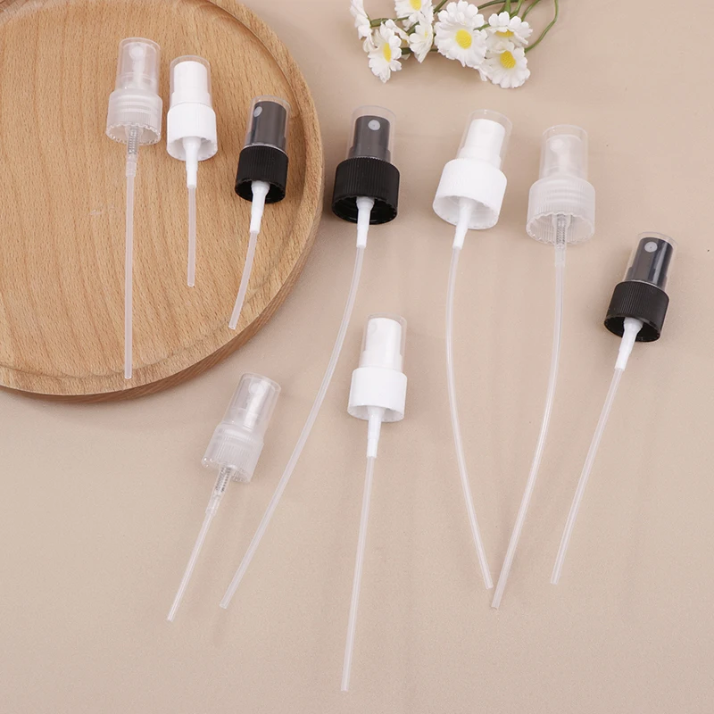 10 ชิ้นแบบพกพาสเปรย์ขวด Tops ปั๊มน้ําหอมหัวฉีด Fine Mist Sprayer หัวเปลี่ยนเติม Essential 18/20/24 มิลลิเมตร