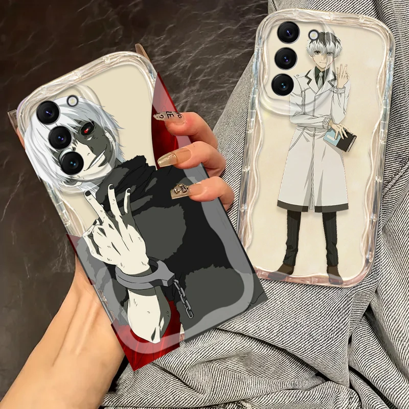 Anime Tokyo Ghoul Cool Cover For S21 S23 S24 Ultra Plus FE A55 A35 A25 A05S A54 A53 A52 A33 A32 Wave Oil Phone Case