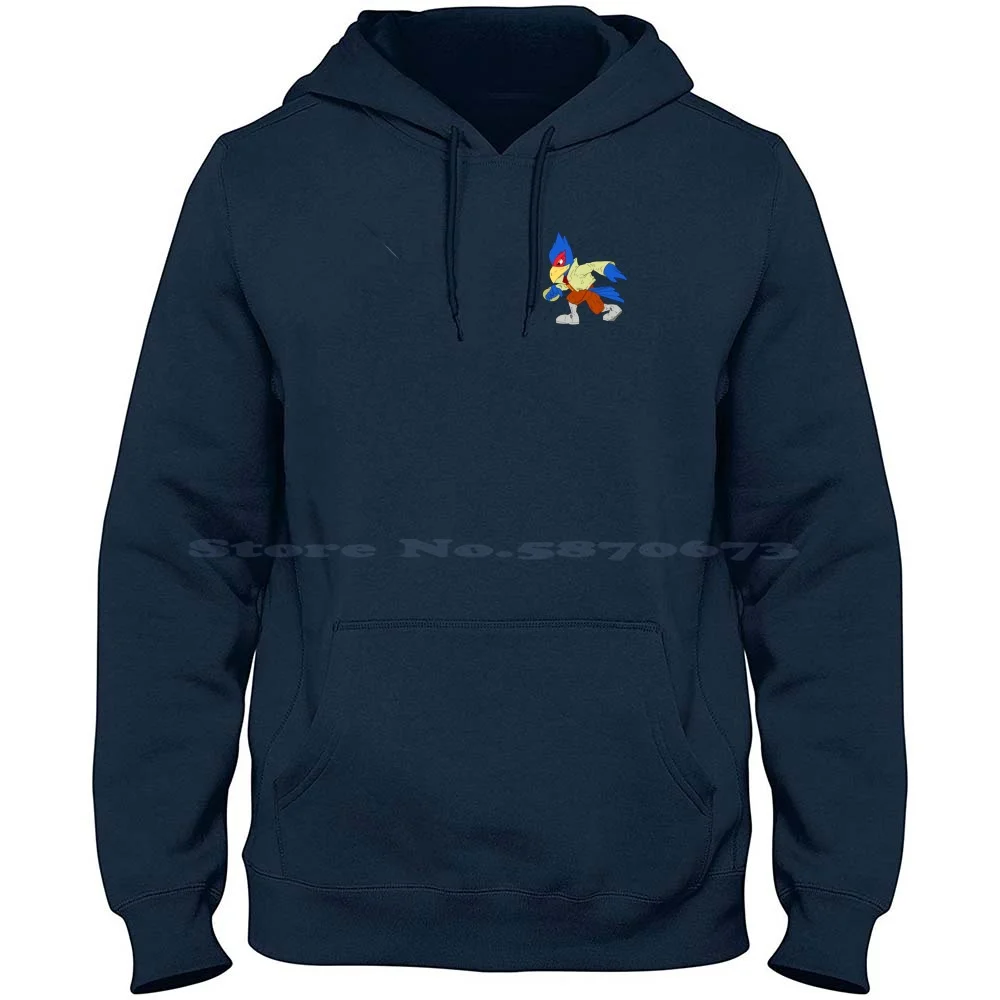 Minimal Falco Lombardi 100% Pure Cotton Hoodie Tshirt Super Smash Bros Melee Falco Lombardi Star Fox Starfox