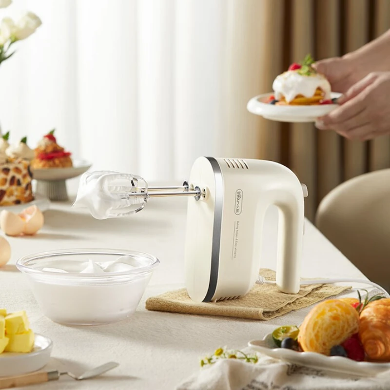 خافق البيض الكهربائي المطبخ المنزلي 304 الفولاذ المقاوم للصدأ الحليب Frothers 5 سرعات قابل للتعديل كعكة الخبز الصغيرة التلقائي خفقت