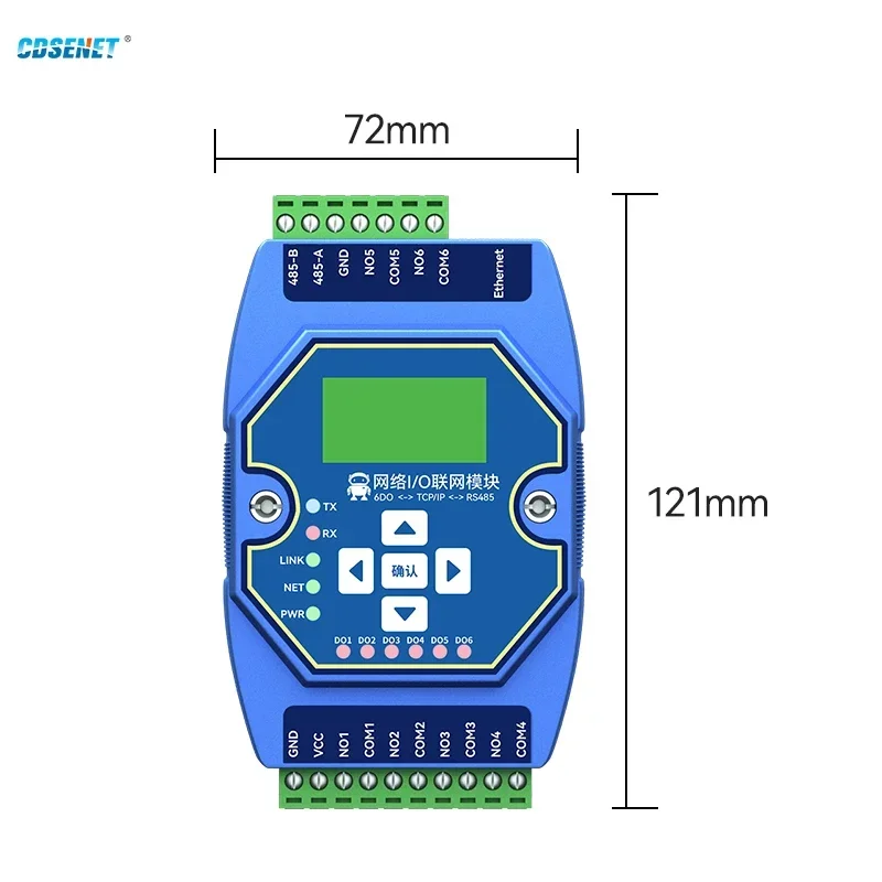 Imagem -02 - Etherent Controle de Aquisição Analógica e Digital Rs485 Rj45 6do Cdsent Me31-xxax0060 Modbus Tcp Rtu Módulo de Rede de e s Dc828v