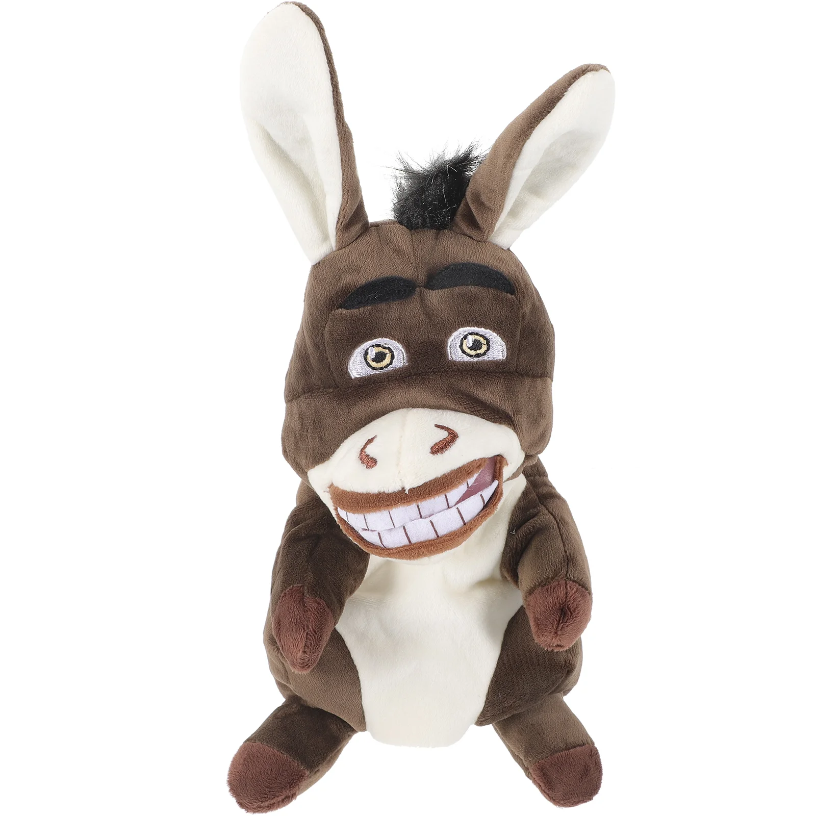 

Donkey Puppet Animals Hand Finger Puppets Toy for Adults Cartoon Stuffed Plush Adorable