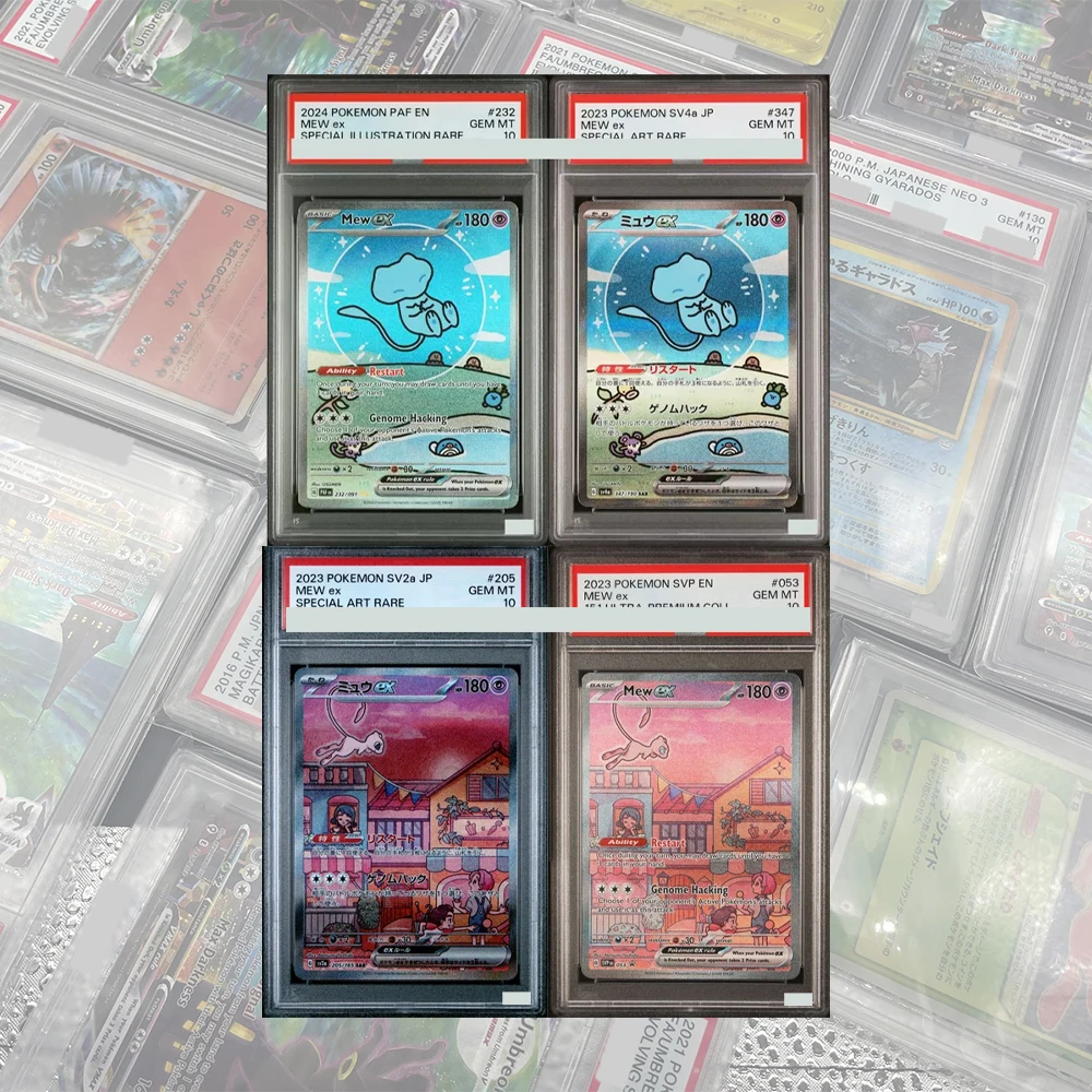 

Коллекционная карточка Bubble Mew ex 232/091, редкая, с голографическими этикетками, класс GEM MT10, для самостоятельной сборки, PTCG, подарки для детей