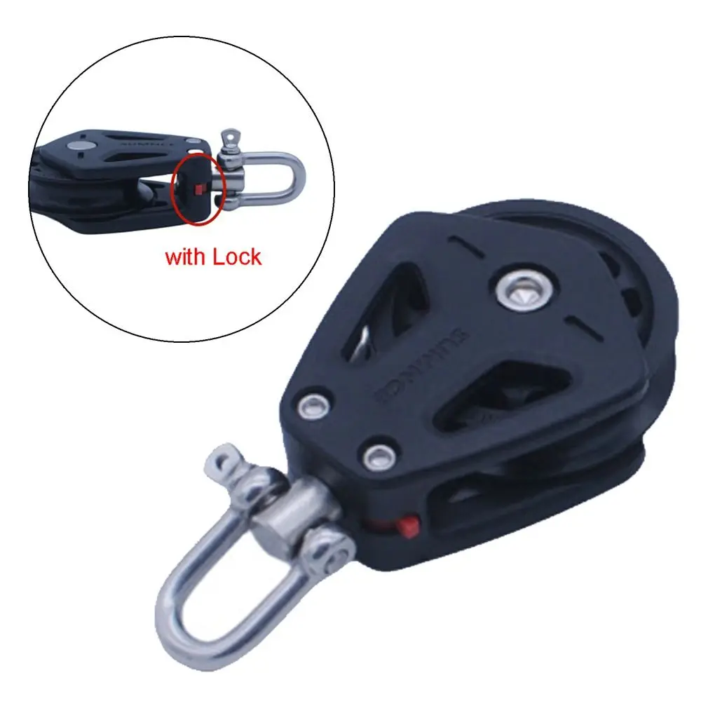 ملحقات قارب متينة برأس عالمي عالي التحميل مع قفل دوار وحبل المراكب الشراعية