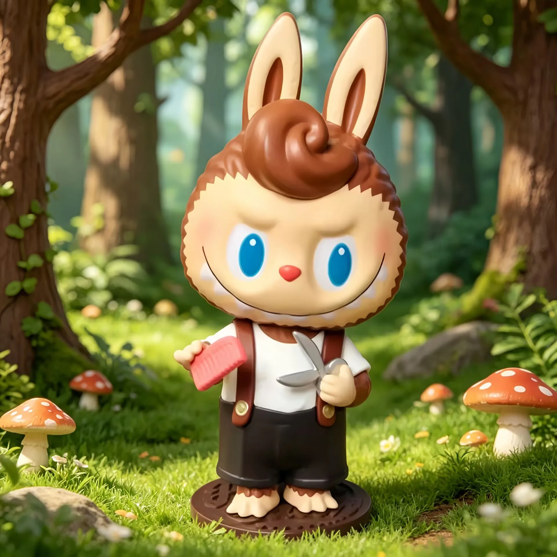 POPMART LABUBU Monsters Hair Salon Series Blind Box Surprise Mystery Action Figure Collectible Model Toy