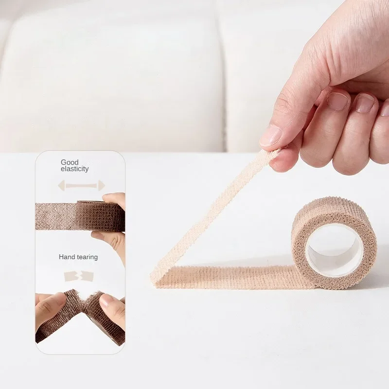 1/3/5pcs Self Adhesive Chair Leg Covers Anti-slip Table Leg Protection Furniture Foot Pad Wrapping Shock Absorber Reusable