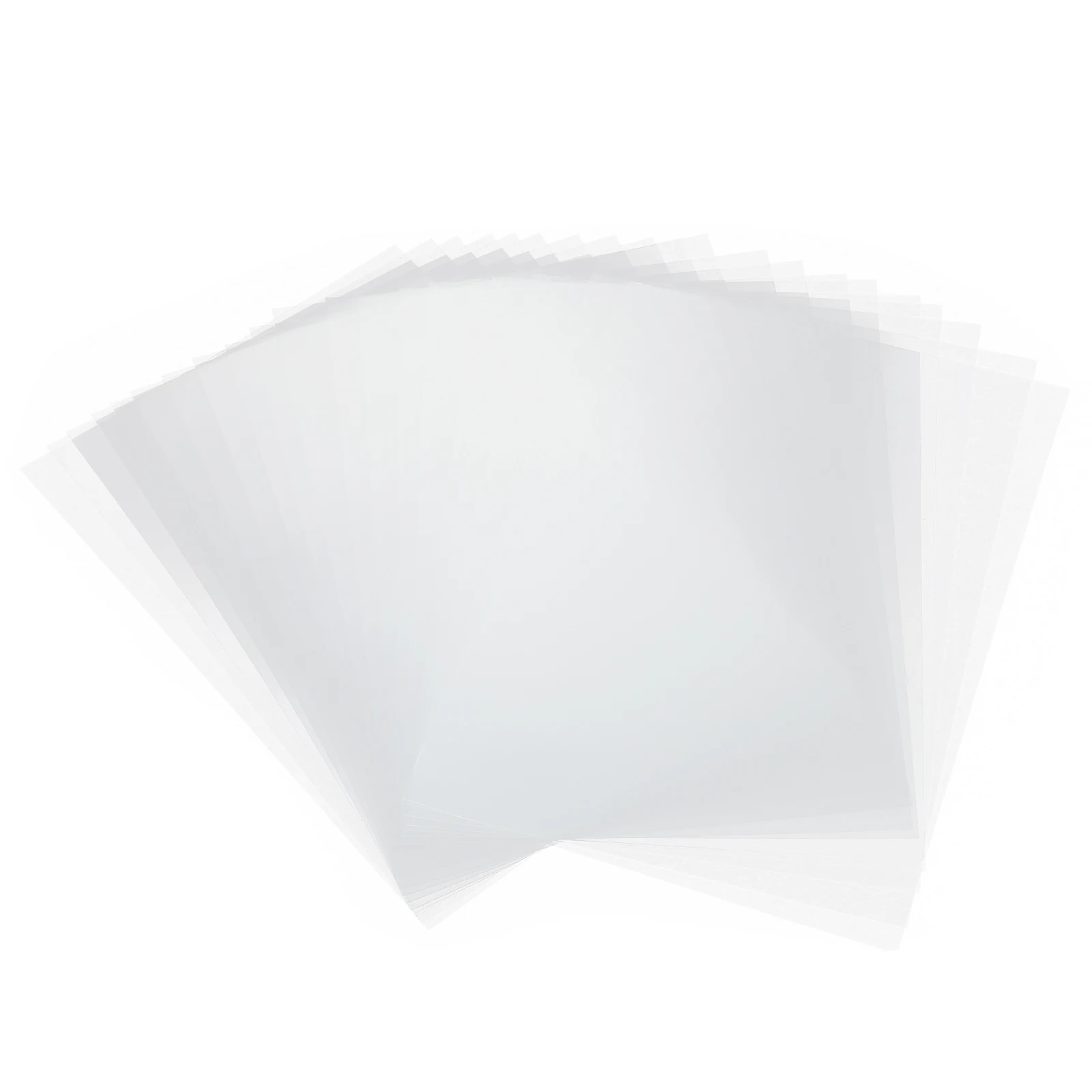 20Pcs 8.5X11Inch Heat Resistant Clear Acetate Sheets for Shaker Cards Making Transparent Shaker Stencils Journals Craft