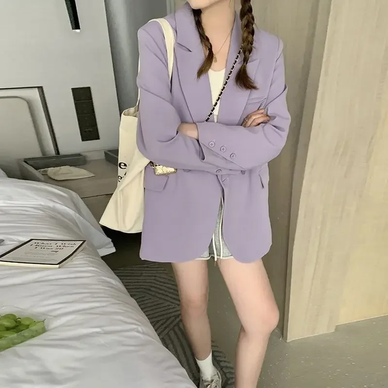 

Outerwears Long Jacket Dress Pink Clothes Solid Blazer Woman Coats For Women Loose Over Trend 2024 Elegant Classy New Arrivals