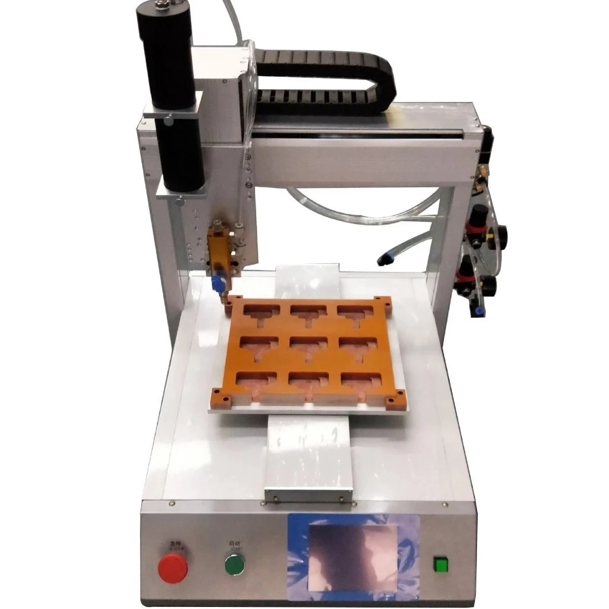 automatic glue dispensing machine - product automatic gluing/brushing/spraying automation equipment