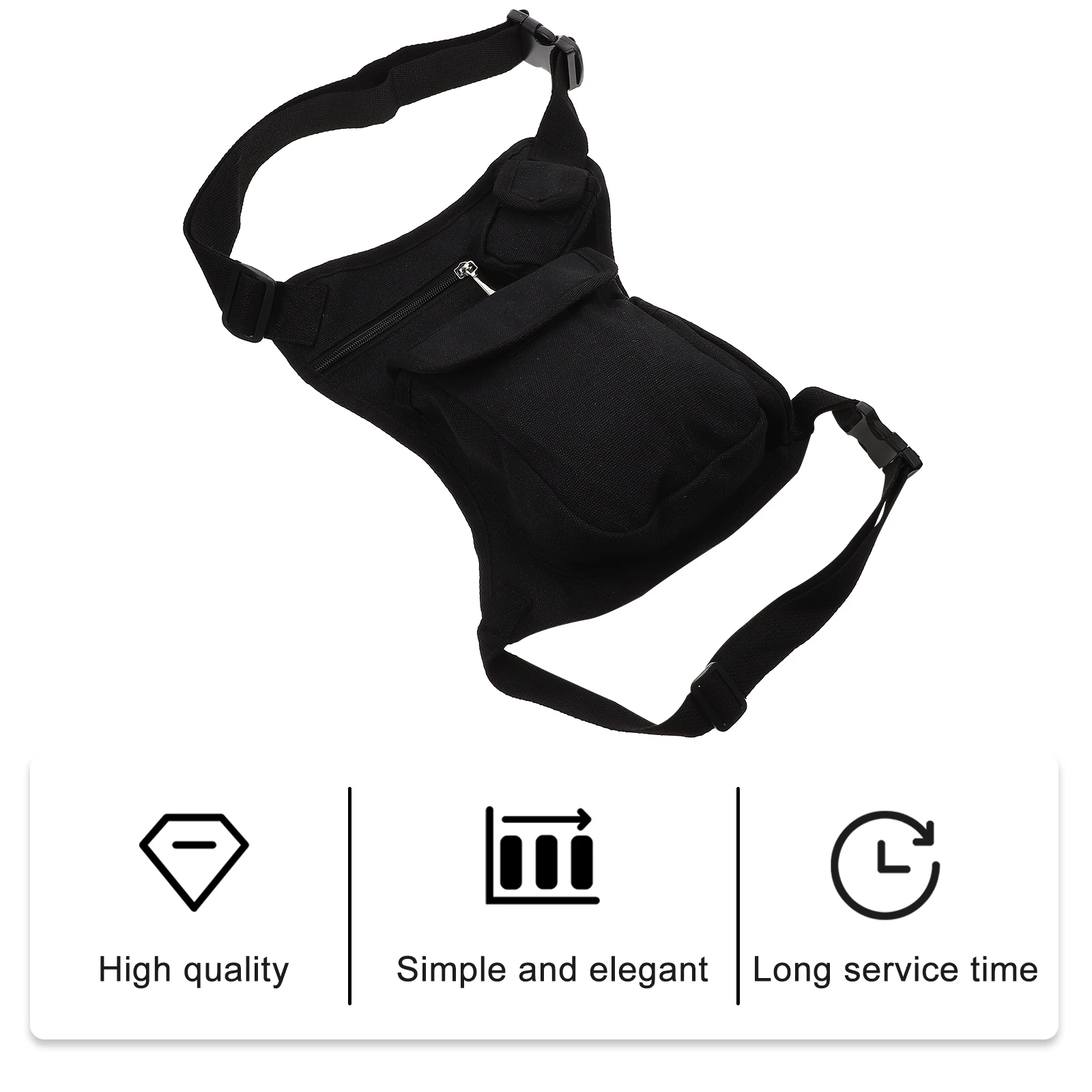 

Comfortable Thigh Pouch Oxford Fabric Leg Bag Multi-Functional Sports Waist Pack