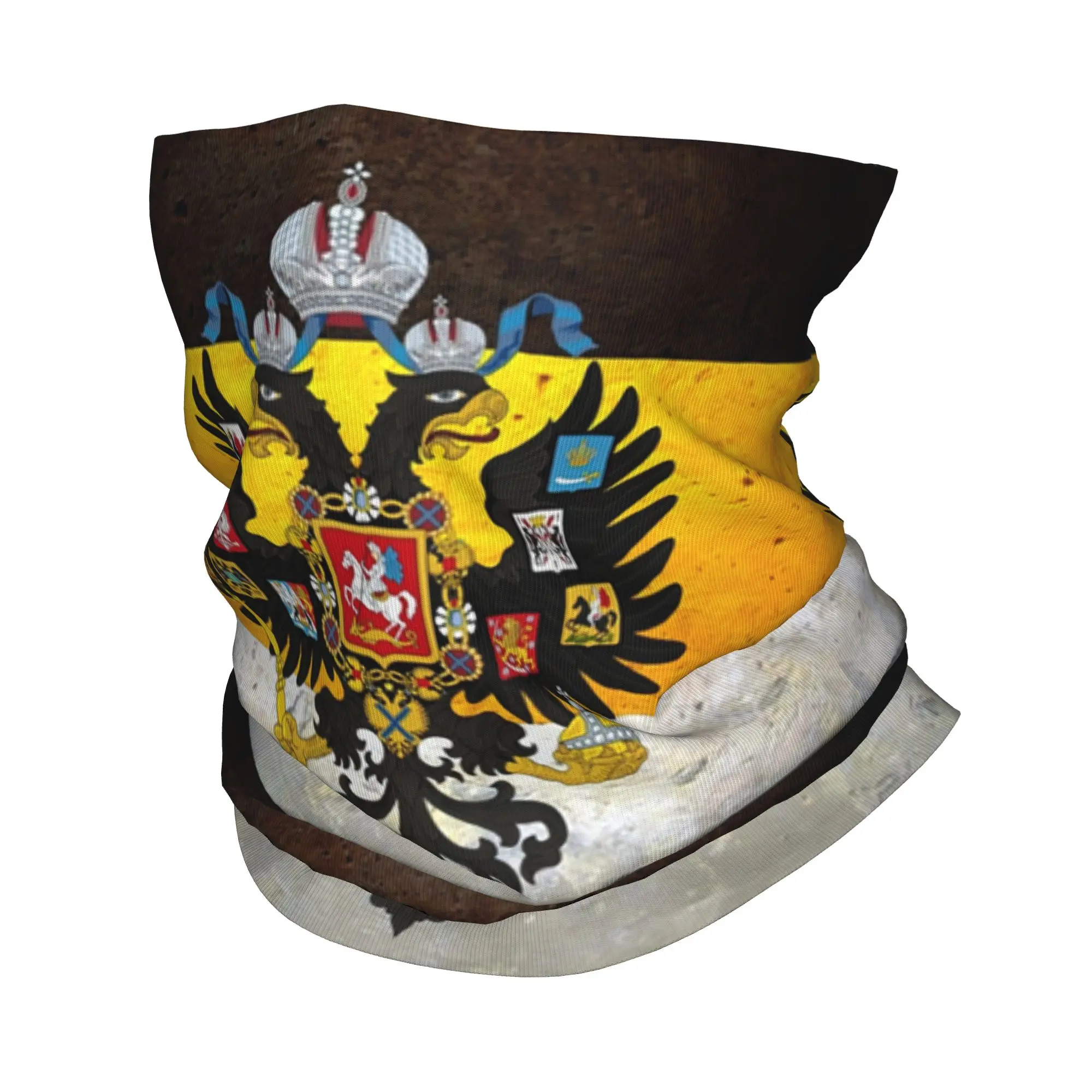 Russian Imperial Flag Bandana Neck Gaiter UV Protection Face Scarf Cover Women Men Russia Headwear Tube Balaclava