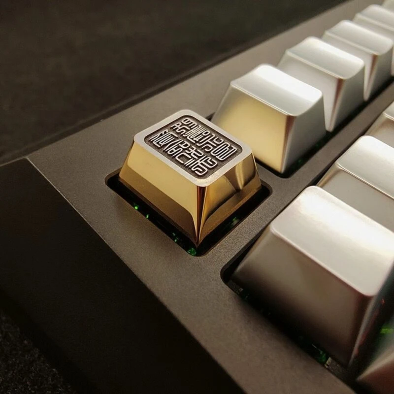 أغطية مفاتيح بختم اليشم المعدني الصيني التقليدي للتخصيص والكتابة